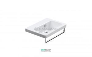 Раковина для ванной подвесная Catalano  NEW LIGHT 45x34 см  без отв. под смеситель белая 145LI00