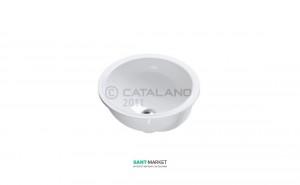 Раковина для ванної вбудована Catalano CANOVA ROYAL d40 см без відп. під змішувач біла 1SO4000