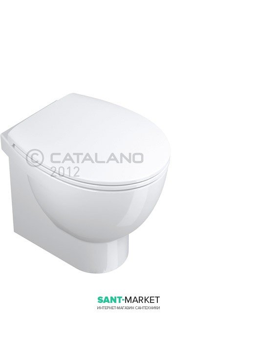 Унітаз підлоговий компакт Catalano CANOVA ROYAL 36х53 см білий 1VPLI00