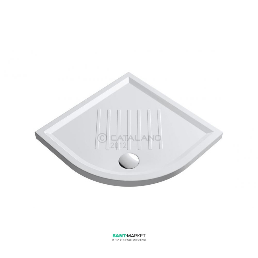 Душевой поддон керамика Catalano Verso 90х90х6 белый 19090AH600