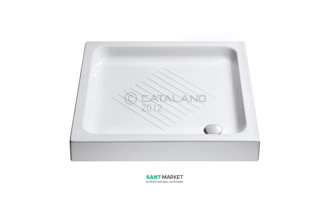 Душовий піддон кераміка Catalano Verso 90х90 білий 1909000