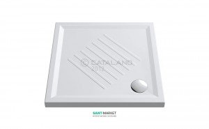 Душовий піддон кераміка Catalano Verso 900х90х6 білий 19090H600