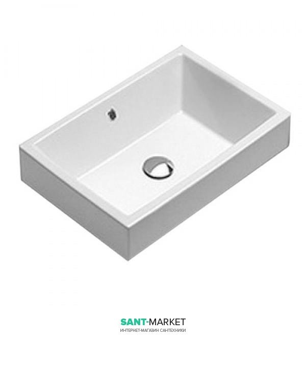 Раковина для ванной накладная Catalano VERSO 37x37 см  без отв. под смеситель белая 15037VEN00