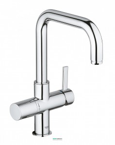 Змішувач одинважільний для кухні Grohe Blue без фільтра хром 31303000