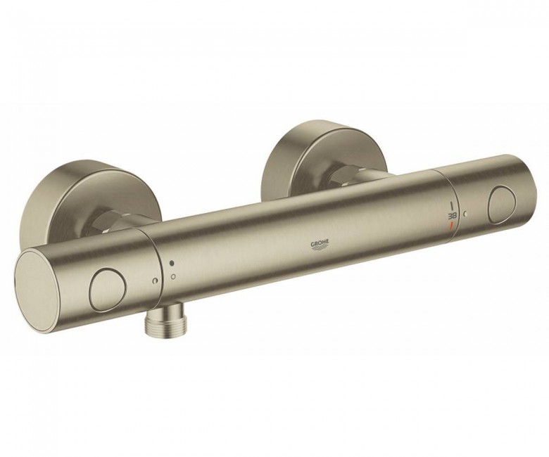 Смеситель для душа настенный двухвентильный с термостатом Grohe Grohtherm 1000 никель 34065EN2