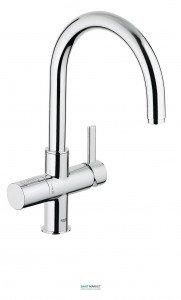 Смеситель однорычажный для кухни Grohe Blue без фильтра хром 31093000