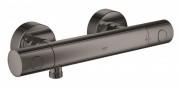 Смеситель для душа настенный двухвентильный с термостатом Grohe Grohtherm 1000 графит 34065A02