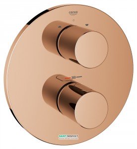 Смеситель с термостатом скрытый (встраиваемый) Grohe коллекция Grohtherm 3000 Cosmopolitan теплый закат 19468DA0