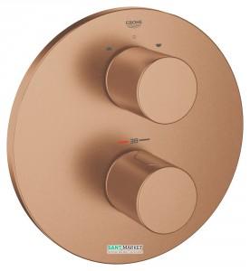 Смеситель с термостатом скрытый (встраиваемый) Grohe коллекция Grohtherm 3000 Cosmopolitan матовый теплый закат 19468DL0