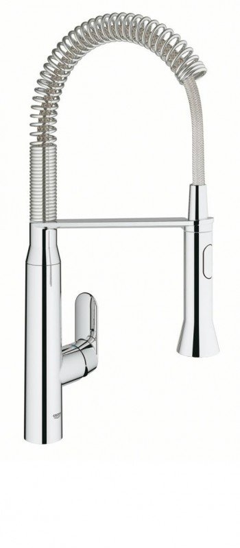 Сенсорный смеситель для кухни Grohe K7 Foot Control однорычажный хром 30312000