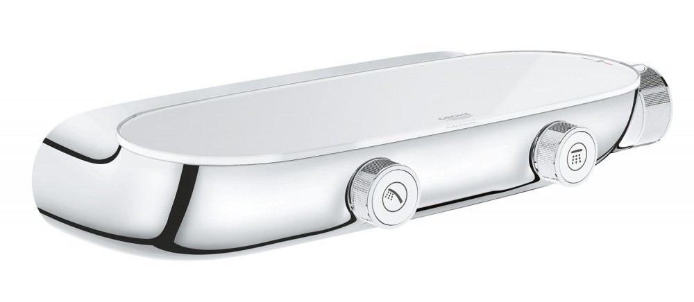 Внешняя часть термостата для душа Grohe Grohtherm SmartControl на 2 выхода хром 34714000