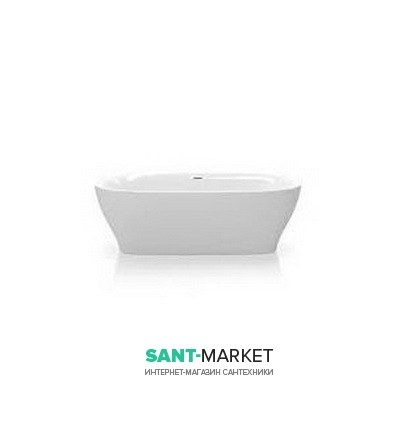 Ванна акриловая отдельностоящая Knief Dream 180х80х60 белая 0100-251-06 + Сифон для ванны Knief 0100-091-06