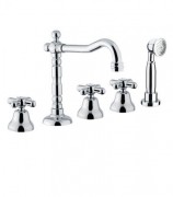 Смеситель на борт ванны на 5 отверстий Fiore MARGOT хром 26CR0607