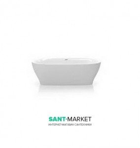 Ванна акриловая отдельностоящая Knief Dream 180х80х60 белая 0100-251-06 + Сифон для ванны Knief 0100-091-06
