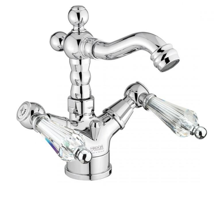 Смеситель для биде  на 1 отверстие Fiore GIOIELLI хром/Swarovski 08CR0635