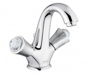 Смеситель для раковины на 1 отверстие Fiore VENERE SKY хром/Swarovski 13CR0623