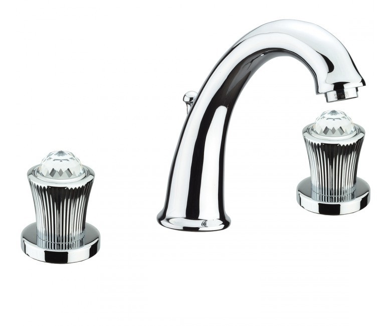 Смеситель для раковины на 1 отверстие Fiore VENERE SKY хром/Swarovski 13CR0628