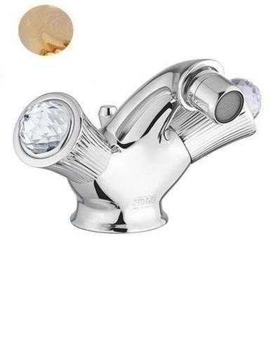 Смеситель для биде  на 1 отверстие Fiore VENERE SKY золото/Swarovski 13OO0632