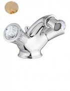 Смеситель для биде  на 1 отверстие Fiore VENERE SKY золото/Swarovski 13OO0632