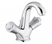 Змішувач для раковини на 1 отвір Fiore VENERE SKY хром / Swarovski 13CR0623