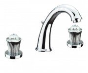 Змішувач для раковини на 1 отвір Fiore VENERE SKY хром / Swarovski 13CR0628