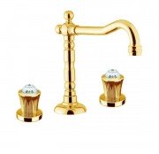 Смеситель для раковины высокий Fiore VENERE SKY золото/Swarovski 13OO0629