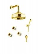 Смеситель скрытого монтажа с душевым набором Fiore VENERE SKY хром/Swarovski 13OO0606