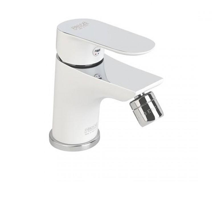 Смеситель для биде  на 1 отверстие Fiore KEVON CHIC хром/белый 81WX8130