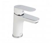 Змішувач для раковини на 1 отвір Fiore KEVON CHIC хром / білий 81WX8123