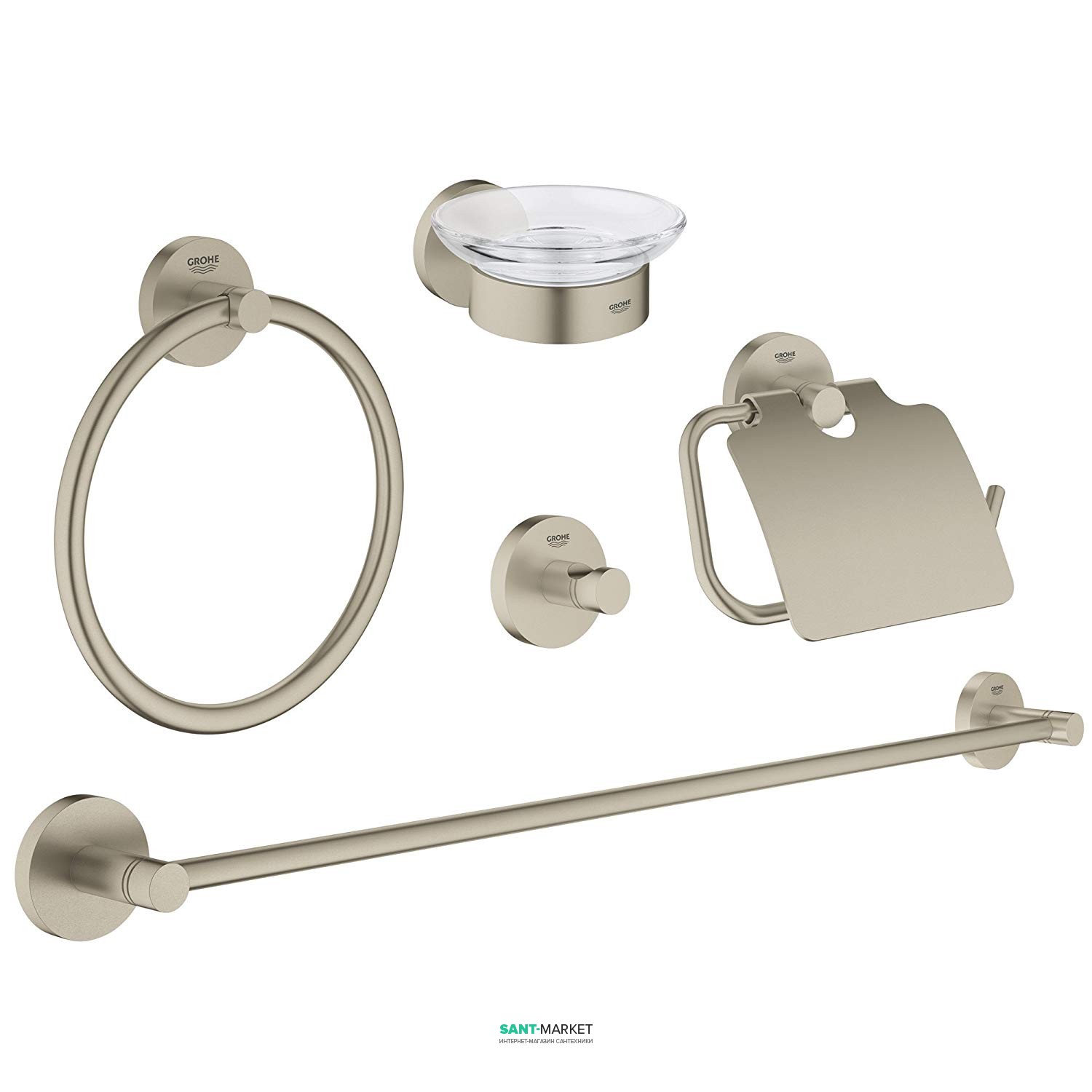 Комплект аксесуарів Grohe Essentials нікель 40344EN1