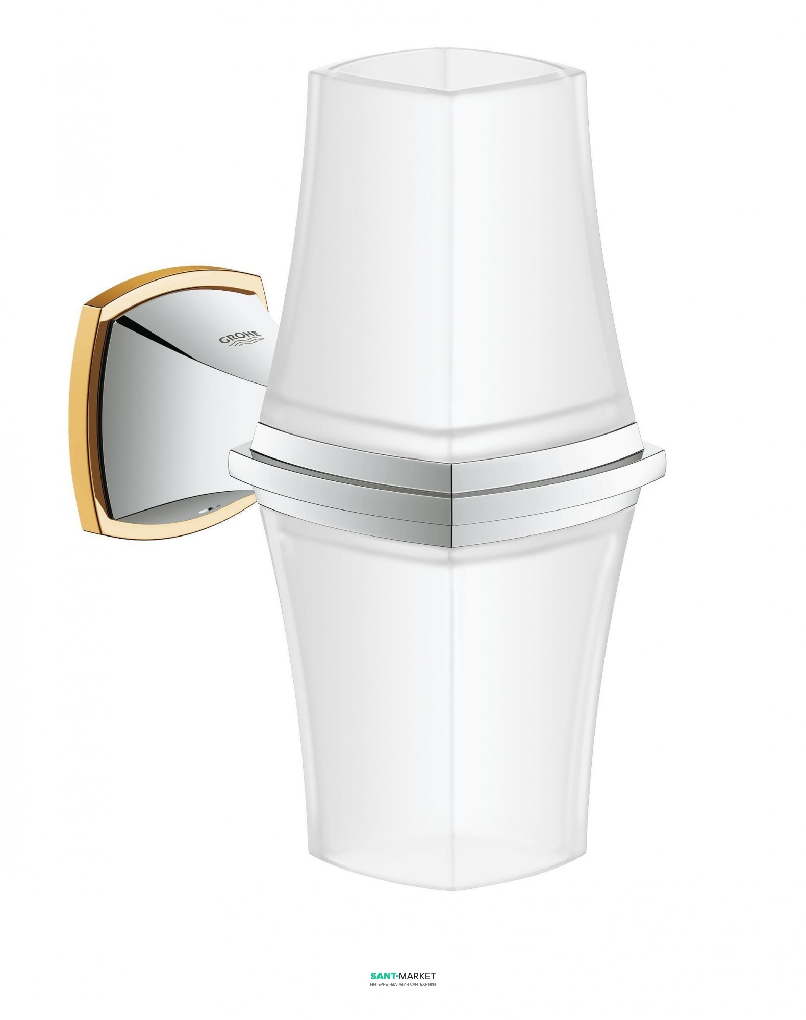 Світильник для ванної подвійний Grohe Grandera хром / золото 40661IG0