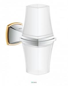 Светильник для ванной двойной Grohe Grandera хром/золото 40661IG0