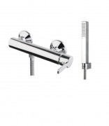 Смеситель для душа Fiore KATANA  с ручным душем  шлангом и держателем хром 77CR7570