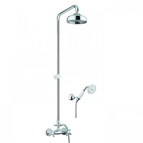Смеситель для душа c переключат. стойкой 100 см лейкой 20 см и ручным душем Fiore MARGOT хром 26CR0620