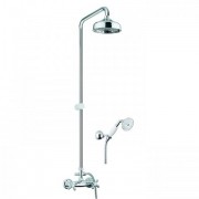 Змішувач для душа c переключать. стійкою 100 см лійкою 20 см і ручним душем Fiore MARGOT хром 26CR0620