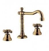Смеситель для раковины на 3 отверстия Fiore MARGOT бронза 26ZZ0629