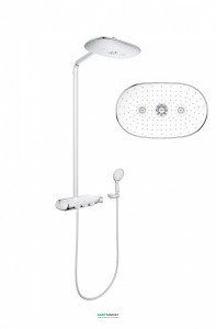 Душевая стойка Grohe Rainshower SmartControl хром/белый 26250LS0