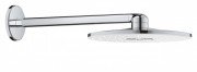 Верхній душ Grohe Rainshower 310 SmartActive (2 режиму) з душовим кронштейном біла місяць 26475LS0