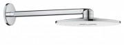 Верхний душ Grohe Rainshower 310 SmartActive (2 режима) с душевым кронштейном белая луна 26475LS0