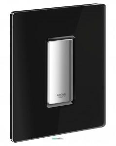 Панель смыва для писсуара Grohe Skate Cosmopolitan Glass (1 режим смыва) хром/черный бархат 38846KS0