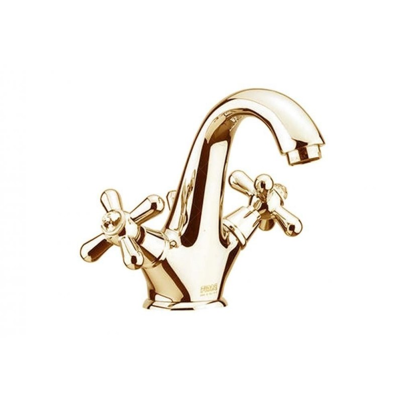 Смеситель для раковины на 1 отверстие Fiore MARGOT SKY золото/Swarovski 01OO0623