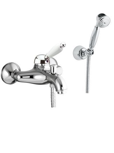 Смеситель для ванны c ручным душем Fiore IMPERIAL  хром/керамика 83CR5103