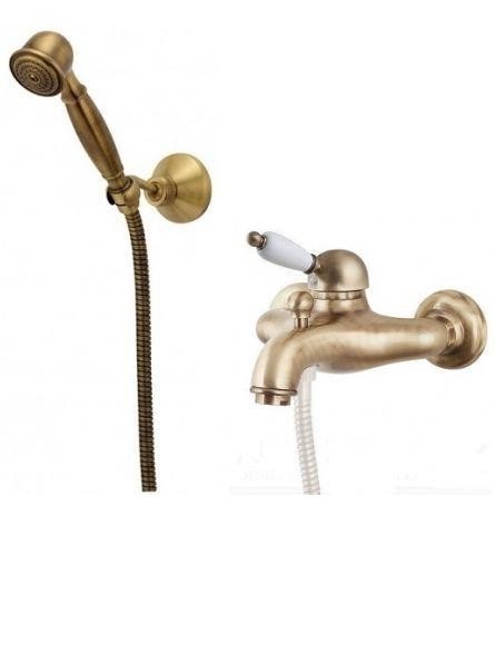 Смеситель для ванны c ручным душем Fiore IMPERIAL  бронза/керамика 83ZZ5103