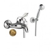 Смеситель для ванны c ручным душем Fiore IMPERIAL  золото/Swarovski 82OO5103