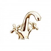 Смеситель для раковины на 1 отверстие Fiore MARGOT SKY золото/Swarovski 01OO0623