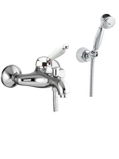 Смеситель для ванны c ручным душем Fiore IMPERIAL  хром/керамика 83CR5103