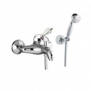 Змішувач для ванни c ручним душем Fiore IMPERIAL хром / Swarovski 82CR5103
