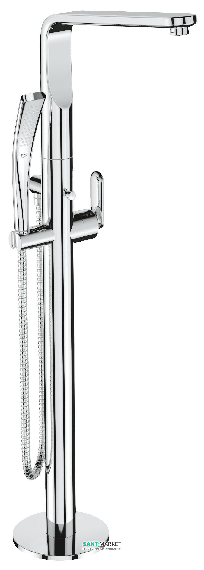 Смеситель для ванны Grohe Veris с душевым гарнитуром хром 32222001