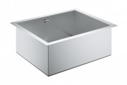 Мийка для кухні прямокутна Grohe K700 врізна 1 чаша без корзинчатим вентиля нержавіюча сталь 31579SD0
