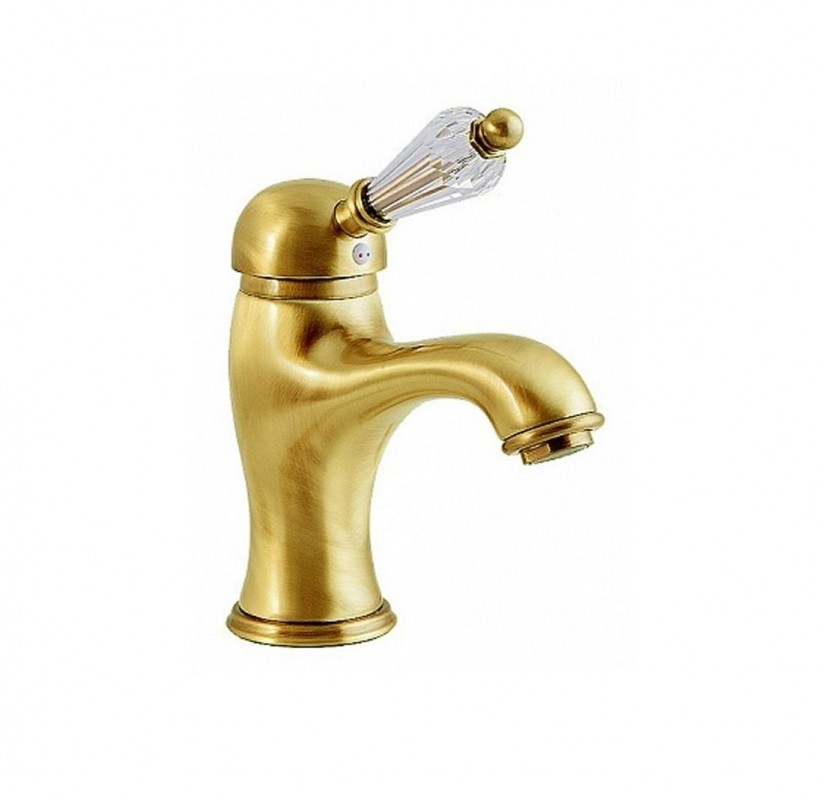 Смеситель для раковины на 1 отверстие Fiore IMPERIAL SKY золото/Swarovski 82OO5221
